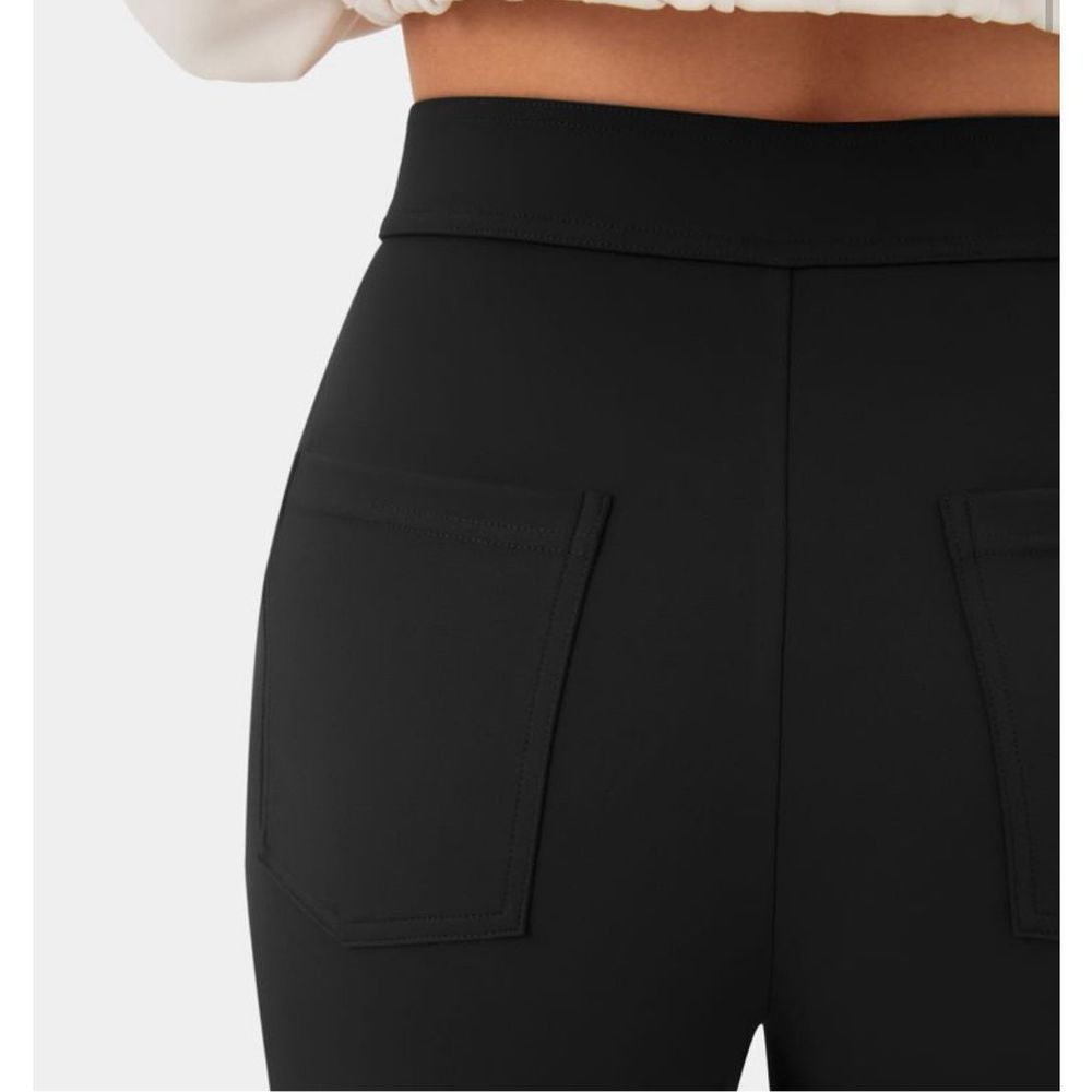Halara High Waisted Straight Leg Pants Black Size M - Picture 5 of 10